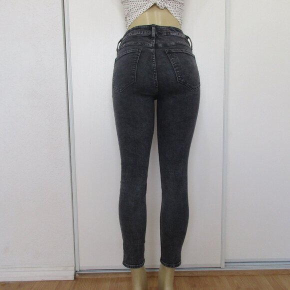 GAP Jeans Size 6/28 High Rise Universal Legging Gray Denim - Picture 5 of 13